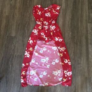 girls walk through maxi romper